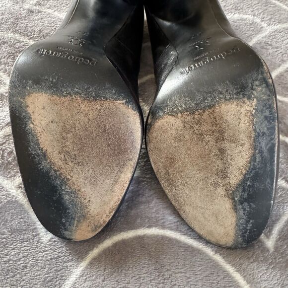 Pedro Garcia España High Black Women's Heels Sz 37 (US 6.5) - Picture 10 of 12